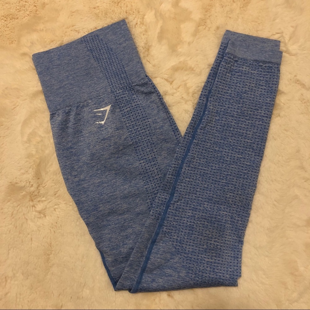 Vital Seamless GymShark Leggings (Blue)